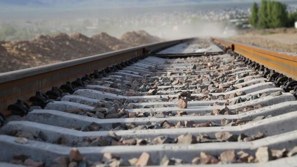 Участок строительства железной дороги  - Sputnik Кыргызстан