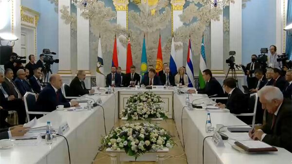 LIVE: Мишустин принимает участие в заседании Евразийского межправительственного совета в Минске - Sputnik Кыргызстан