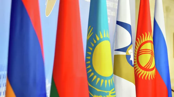Флаги стран ЕАЭС. Архивное фото  - Sputnik Кыргызстан