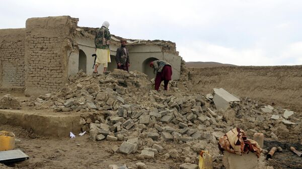 Последствия землетрясения в Афганистане. Архивное фото - Sputnik Кыргызстан