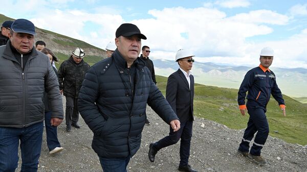 Рабочая поездка президента КР Садыра Жапарова в Нарынскую область - Sputnik Кыргызстан