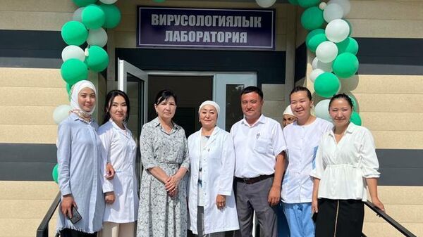 Открытие вирусологической лаборатории в Ноокатском районе - Sputnik Кыргызстан