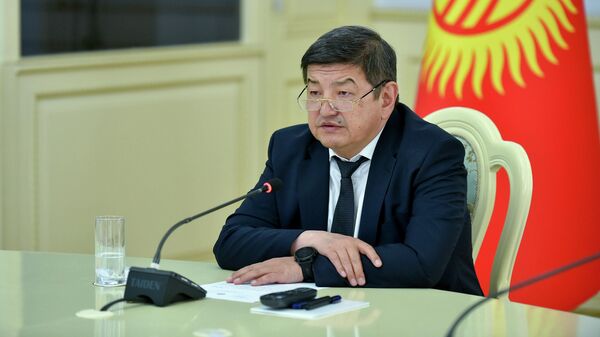 Председатель Кабинета министров КР Акылбек Жапаров - Sputnik Кыргызстан