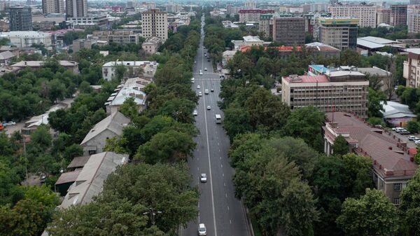 Проспект Чуй и дома в центре Бишкека - Sputnik Кыргызстан