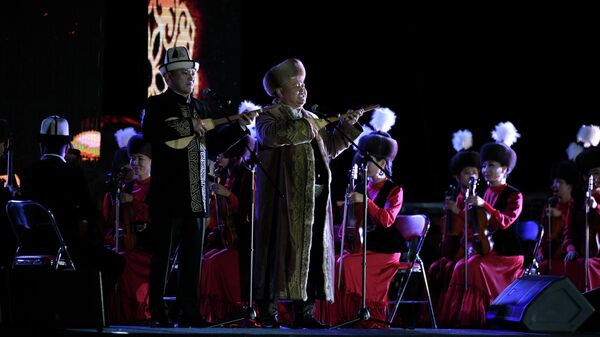 Комузчулар концерт учурунда. Архив - Sputnik Кыргызстан