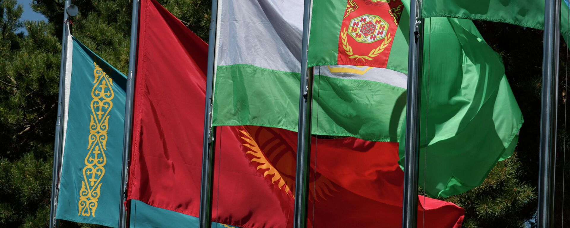 Флаги стран Центральной Азии. Архивное фото - Sputnik Кыргызстан, 1920, 08.12.2022