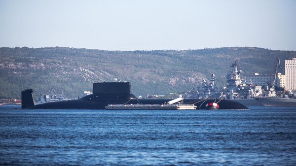 Ракетный подводный крейсер стратегического назначения Дмитрий Донской. Архивное фото - Sputnik Кыргызстан