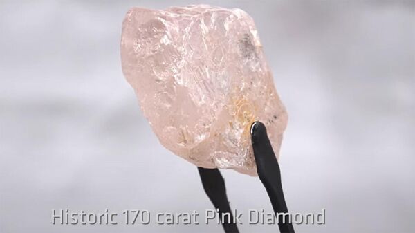 Найден крупнейший за последние 300 лет розовый алмаз — видео - Sputnik Кыргызстан