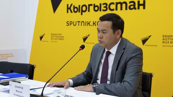 Председатель Фонда управления государственным имуществом Мирлан Бакиров - Sputnik Кыргызстан