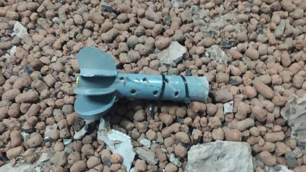 Хвостовик бомбы, сброшенной с беспилотника ВСУ.  - Sputnik Кыргызстан