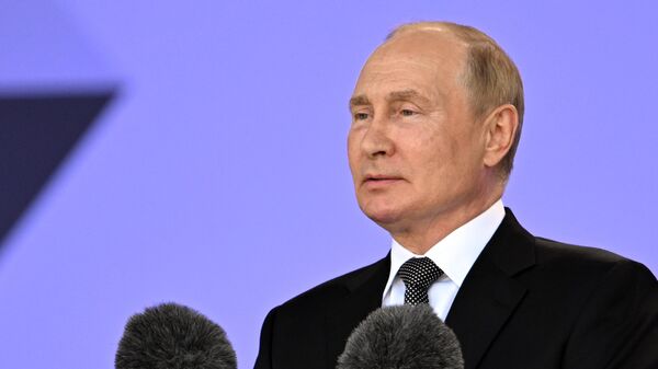 Президент РФ В. Путин принял участие в открытии форума Армия-2022 - Sputnik Кыргызстан