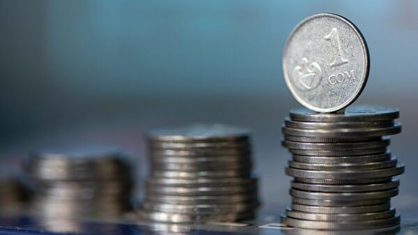 Сомовые монеты. Иллюстративное фото - Sputnik Кыргызстан