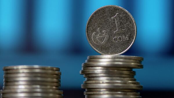 Сомовые монеты. Иллюстративное фото - Sputnik Кыргызстан