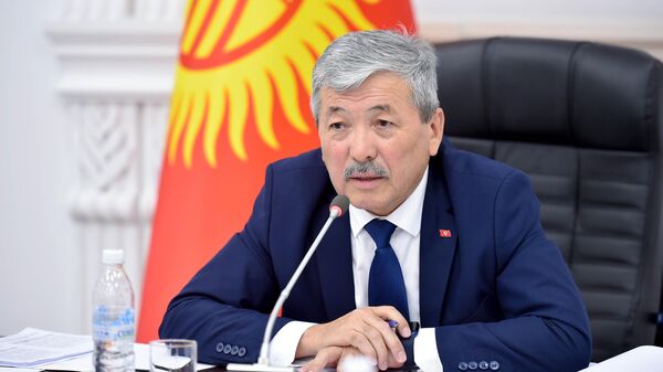 Министрлер кабинетинин төрагасынын биринчи орун басары Адылбек Касымалиев. Архив - Sputnik Кыргызстан