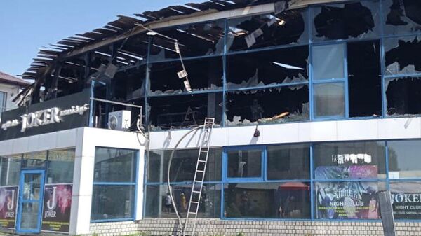 Пожар в ночном клубе на Иссык-Куле - Sputnik Кыргызстан