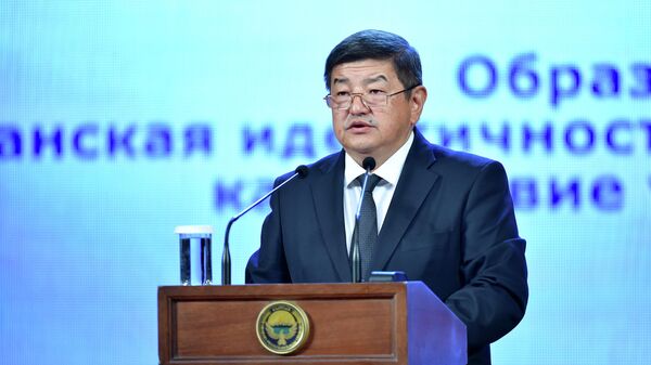 Председатель Кабинета Министров КР Акылбек Жапаров - Sputnik Кыргызстан