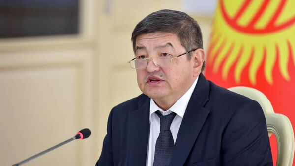 Председатель Кабинета Министров КР Акылбек Жапаров. Архивное фото - Sputnik Кыргызстан