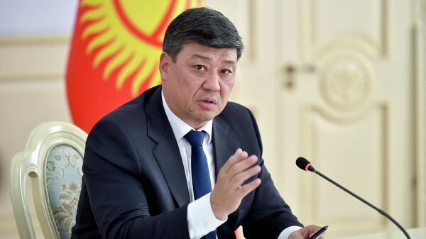 Министрлер кабинетинин төрагасынын орун басары Бакыт Төрөбаев. Архив - Sputnik Кыргызстан