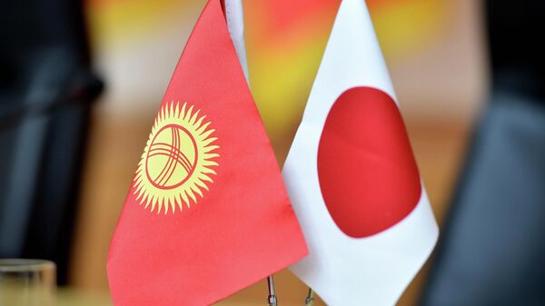 Кыргызстан жана Япония желектери - Sputnik Кыргызстан
