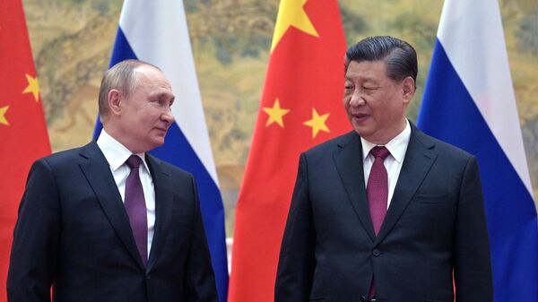 Президент РФ Владимир Путин и председатель КНР Си Цзиньпин. Архивное фото - Sputnik Кыргызстан