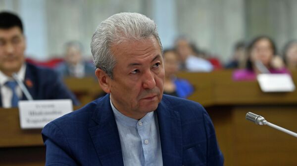 Депутат Жогорку Кенеша Адахан Мадумаров. Архивное фото - Sputnik Кыргызстан