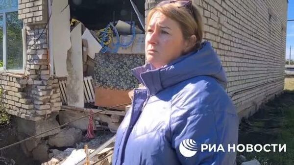 Мугалим: украин аскерлери кетип жатканда мектепти танк менен аткылашты - Sputnik Кыргызстан
