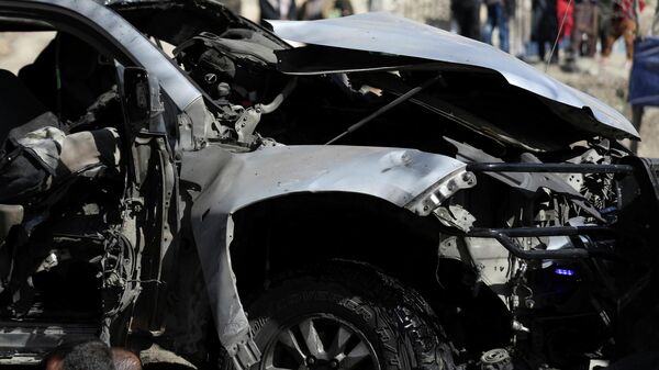 Автомобиль поврежденный в ДТП. Иллюстративное фото - Sputnik Кыргызстан