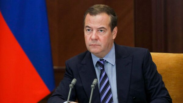 Заместитель председателя Совета безопасности России Дмитрий Медведев. Архивное фото - Sputnik Кыргызстан