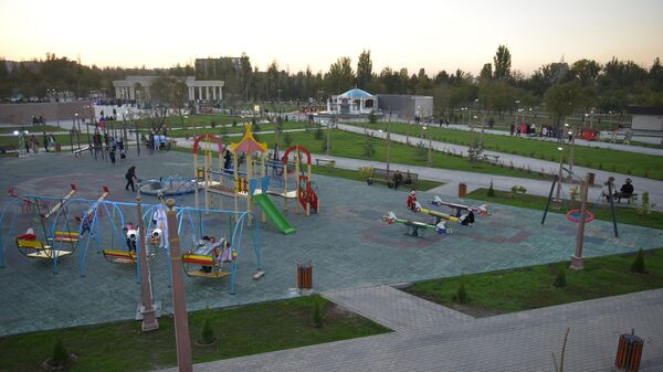 Открытие кыргызско-азербайджанского парка дружбы в Бишкеке - Sputnik Кыргызстан