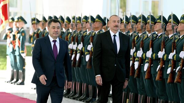 Государственный визит президента Азербайджана Ильхама Алиева в Кыргызстан - Sputnik Кыргызстан