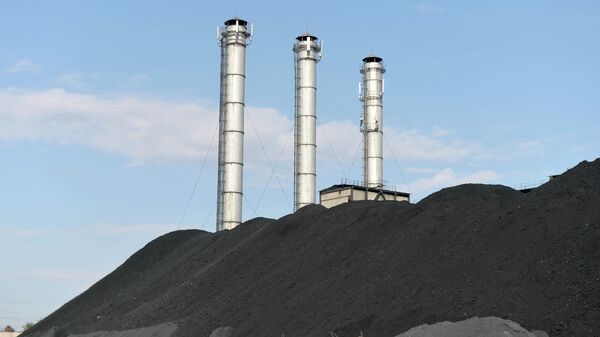 Склад угля на ТЭЦ Бишкека - Sputnik Кыргызстан