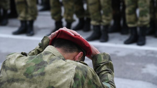 Военнослужащий в краповом берете. Архивное фото - Sputnik Кыргызстан