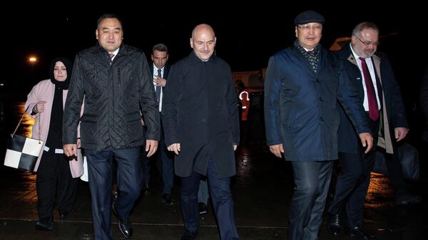 Прибытие министра внутренних дел Турции в Кыргызстан  - Sputnik Кыргызстан