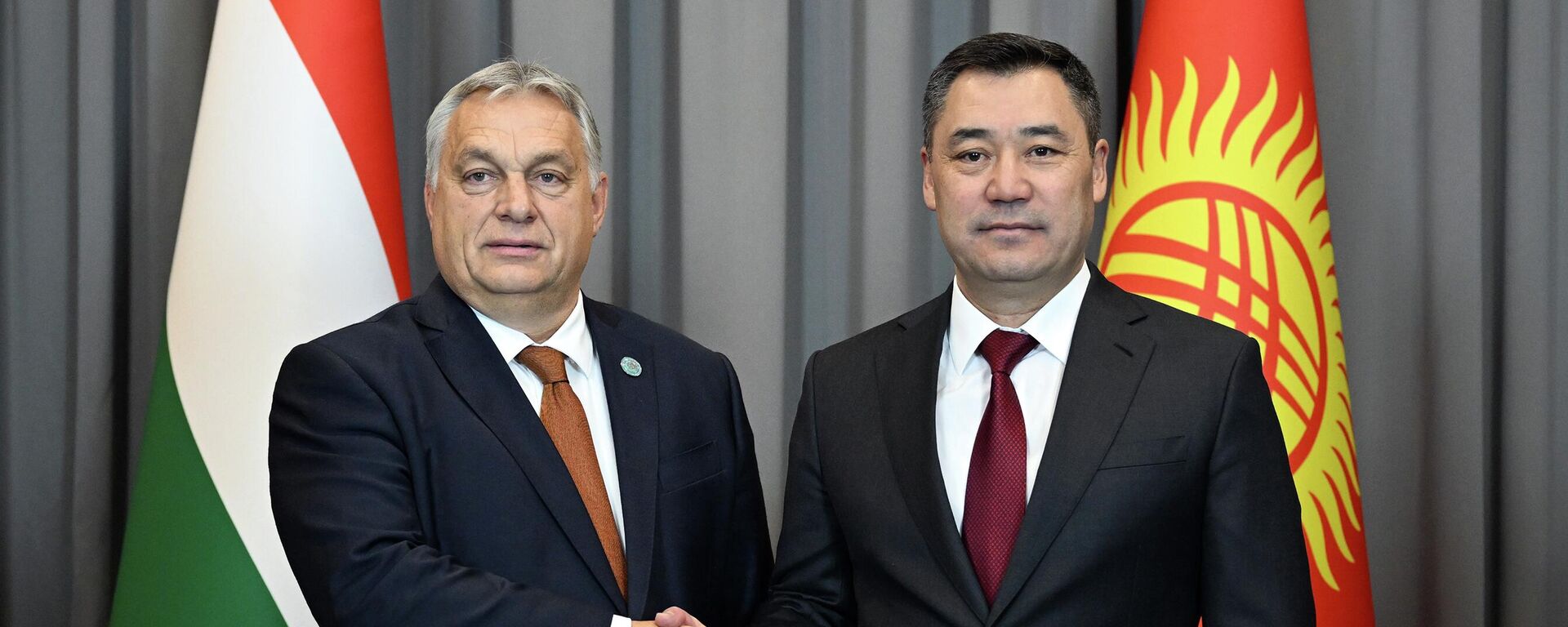 Президент Садыр Жапаров встретился с Премьер-министром Венгрии Виктором Орбаном - Sputnik Кыргызстан, 1920, 10.11.2022