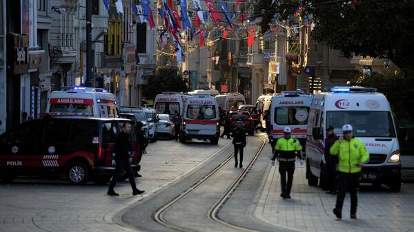 Взрыв на туристической улице Истикляль в Стамбуле - Sputnik Кыргызстан