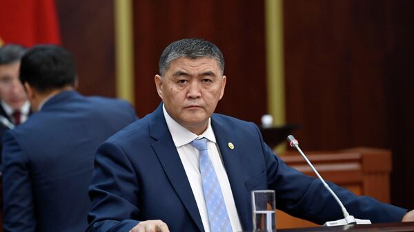 Председатель ГКНБ Камчыбек Ташиев на заседании Жогорку Кенеша - Sputnik Кыргызстан