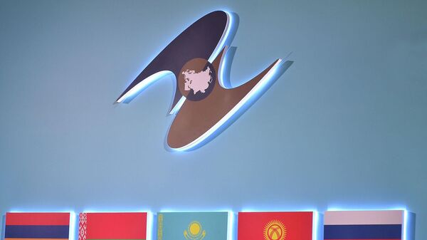 Прямой эфир видеомоста о безопасности экономик стран ЕАЭС - Sputnik Кыргызстан