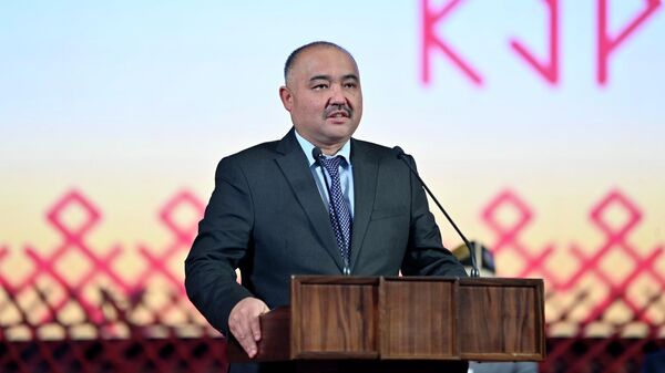 Спикер Жогорку Кенеша Нурлан Шакиев на первом Народном курултае в Бишкеке - Sputnik Кыргызстан