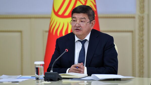 Председатель кабинета министров КР Акылбек Жапаров. Архивное фото - Sputnik Кыргызстан