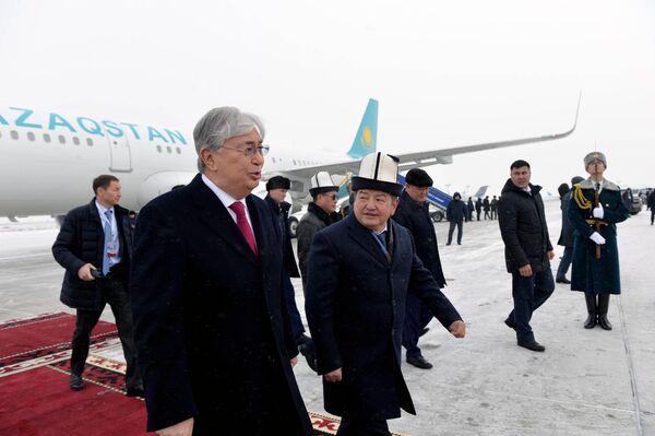 ...и президент Казахстана Касым-Жомарт Токаев - Sputnik Кыргызстан