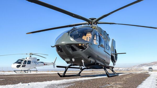 Кыргызстан приобрел второй новый вертолет Airbus H145 - Sputnik Кыргызстан