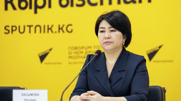 Билим берүү жана илим министрлигинин мектепке чейинки билим берүү башкармалыгынын башчысы Нурзида Касымова - Sputnik Кыргызстан