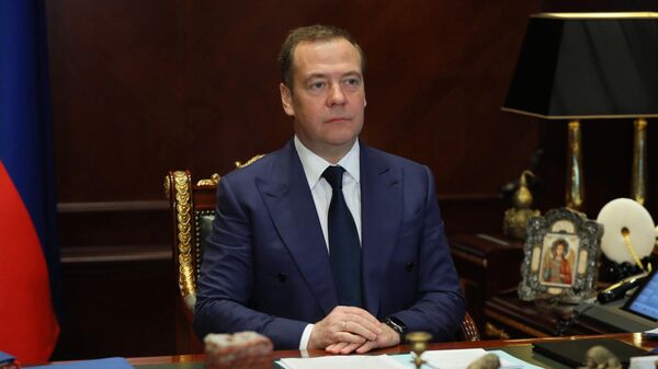 Заместитель председателя Совбеза Дмитрий Медведев. Архивное фото - Sputnik Кыргызстан
