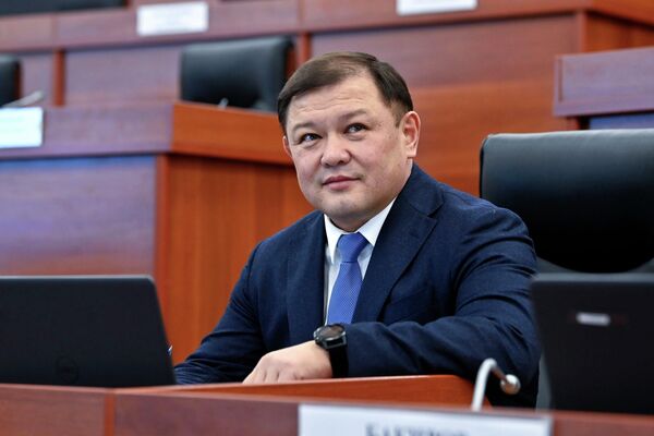 Депутат Дастан Жумабеков на заседании Жогорку Кенеша - Sputnik Кыргызстан