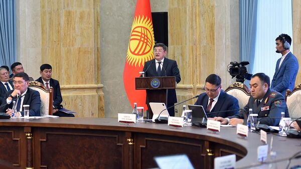 Итоговое заседание кабинета министров КР - Sputnik Кыргызстан