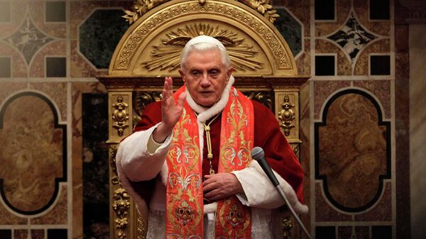 Папа Римский Бенедикт XVI. Архивное фото - Sputnik Кыргызстан