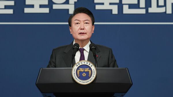 Президент Южной Кореи Юн Сок Ёль - Sputnik Кыргызстан