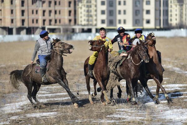 На конноспортивную игру съехались кок-бористы со всех районов Чуйской области - Sputnik Кыргызстан