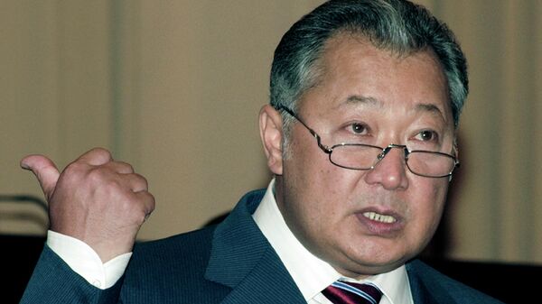 Беглый бывший президент Курманбек Бакиев. Архивное фото - Sputnik Кыргызстан