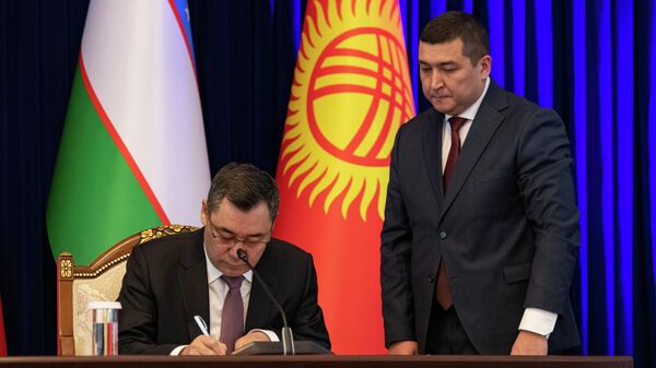 Официальный визит президента Узбекистана Шавката Мирзиёева в КР - Sputnik Кыргызстан